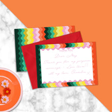 Load image into Gallery viewer, Rainbow Thank You Card Set
