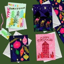 Load image into Gallery viewer, Colourful Christmas Card Pack