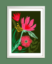 Load image into Gallery viewer, Wild Lily Motif Print