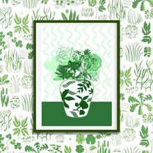 Load image into Gallery viewer, Green Vase Still Life Print