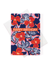 Load image into Gallery viewer, Floral Birthday Card