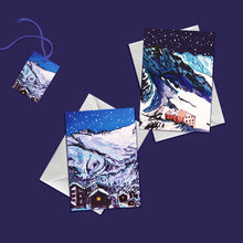 Load image into Gallery viewer, Painted Winter Christmas Card Pack