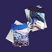 Load image into Gallery viewer, Painted Winter Christmas Card Pack
