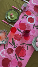 Load and play video in Gallery viewer, Pomegranate Table Runner
