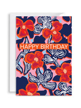 Load image into Gallery viewer, Floral Birthday Card
