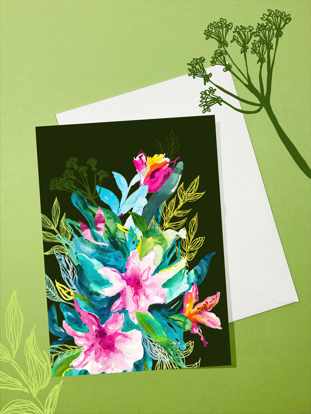 Floral Bouquet Card