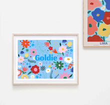 Load image into Gallery viewer, Personalised Floral Print
