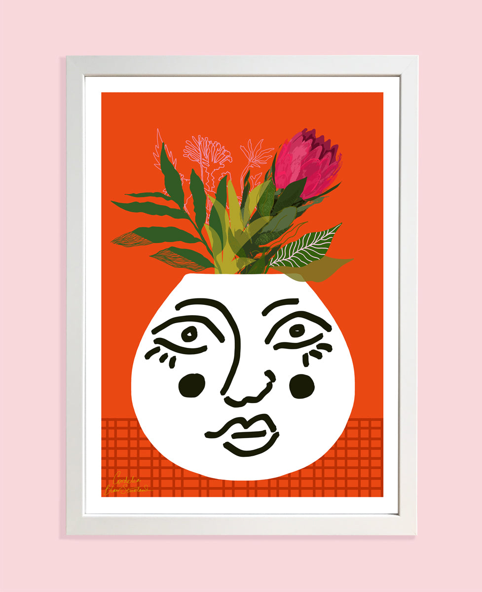 Face Vase Print