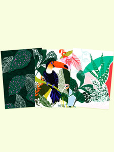 Tropical Leaves Card