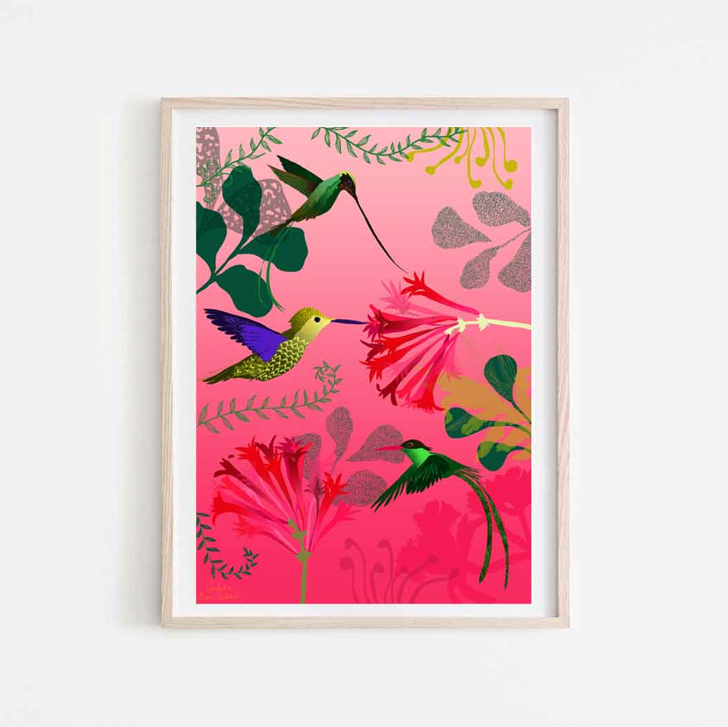 Hummingbrid Print