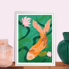 Load image into Gallery viewer, Koi fish print
