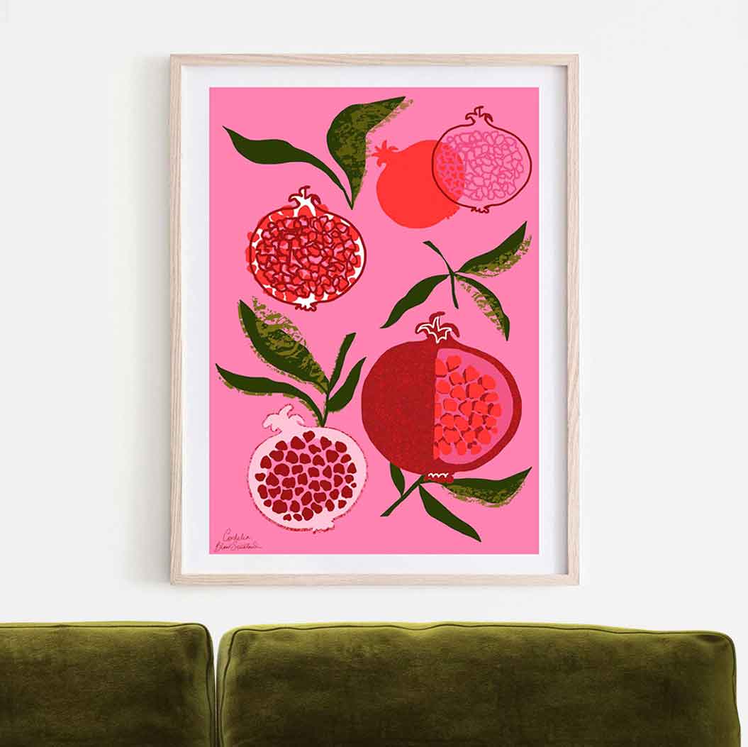 Pomegranate Print