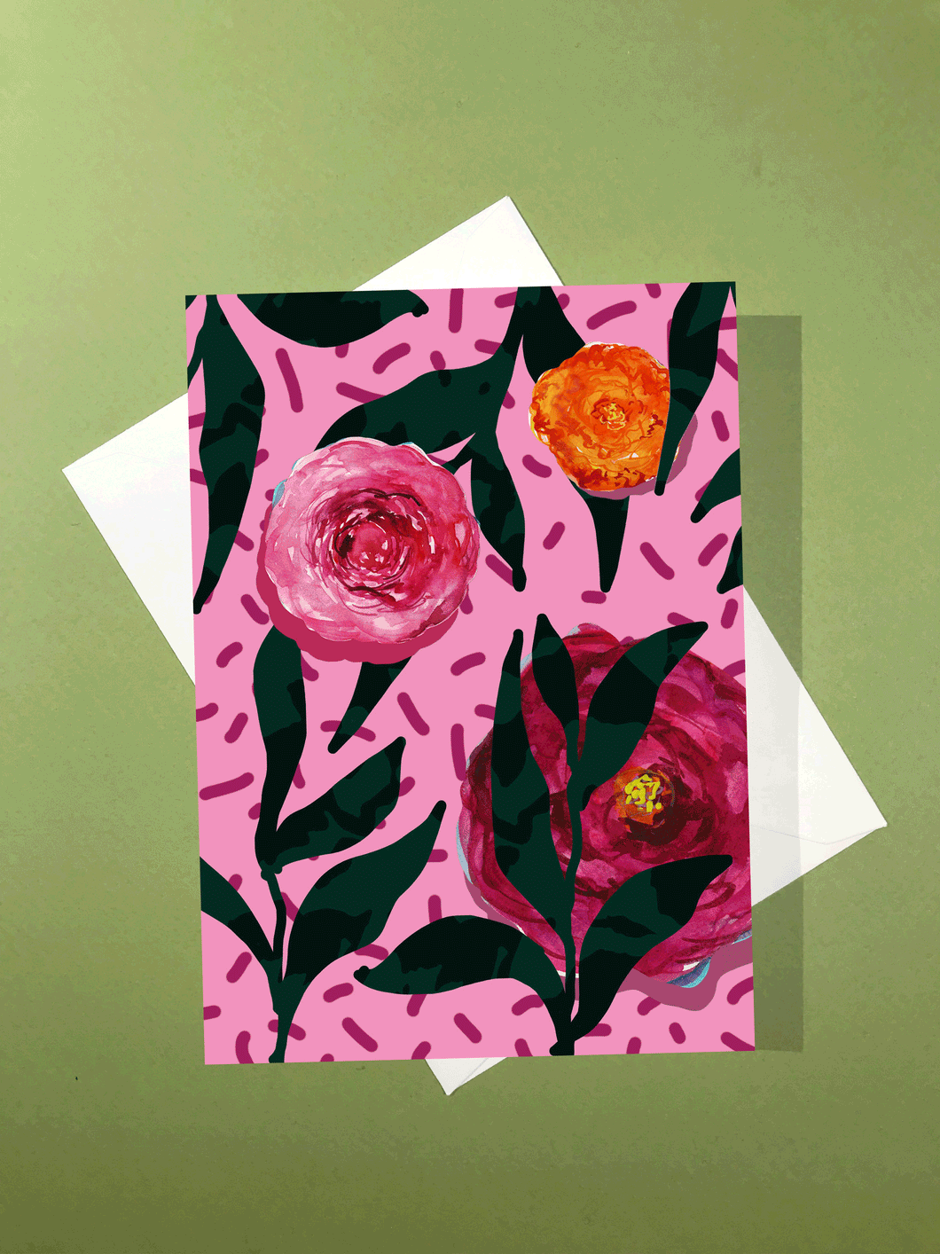 Rose Celebration Card